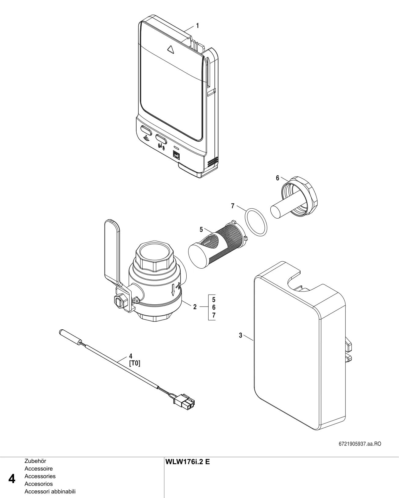 Schéma éclaté Accesorios — Buderus WLW176i.2 E