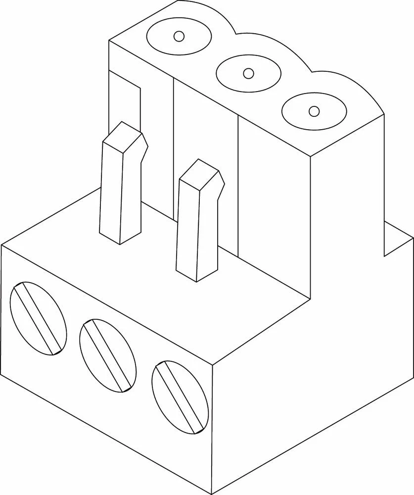 Bosch Connecteur 3-pôles jaune