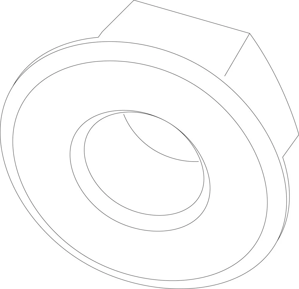 Bosch écrou M8 EN 1661 (10x)