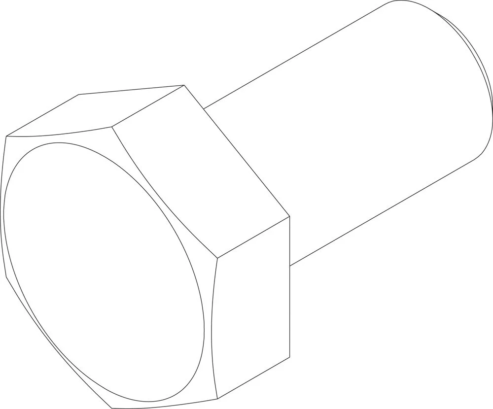 Bosch Vis à tête hexagonale M6x12 ISO4017 (10x