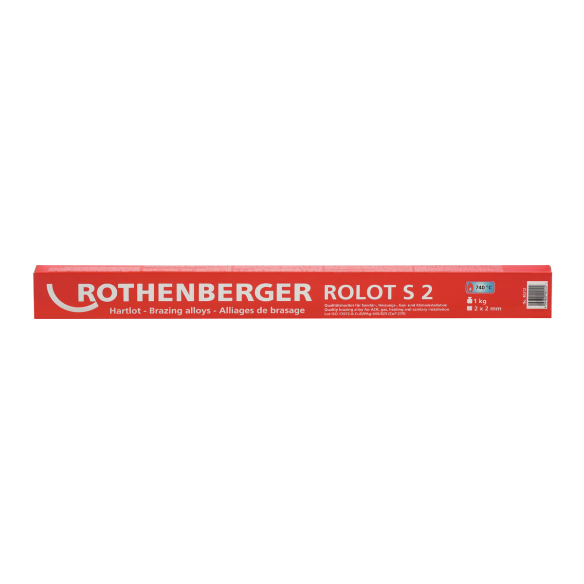 ROTHENBERGER brasure s2 l-ag2p en carton de 1 k